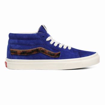 Női Vans Suede Sk8-Mid Magasszárú Cipő VA8537649 Királykék